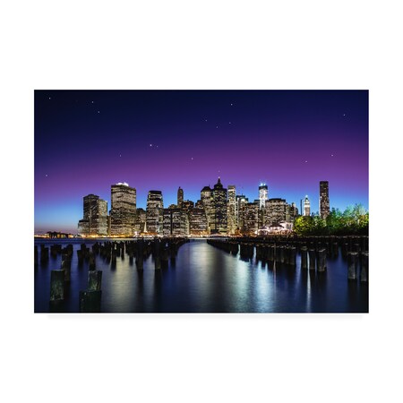 Nanouk El Gamal 'New York Sky Line' Canvas Art,22x32